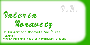 valeria moravetz business card